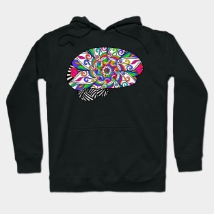 Mandala Rainbow Brain Hoodie